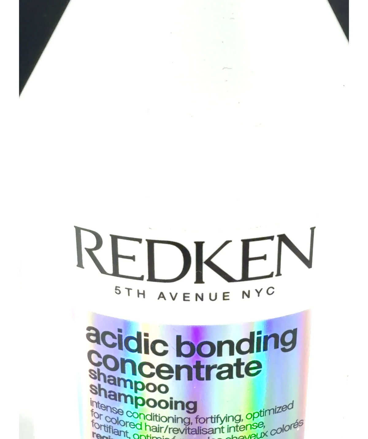 REDKEN acidic bonding concentrate shampoo shampooing, size 300ml — label