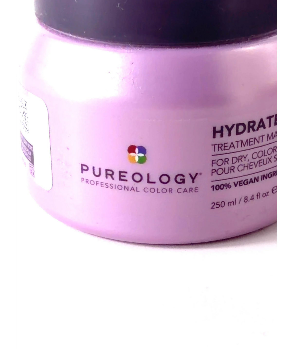 Pureology Hydrate Treatment Mask, size 250ml — label
