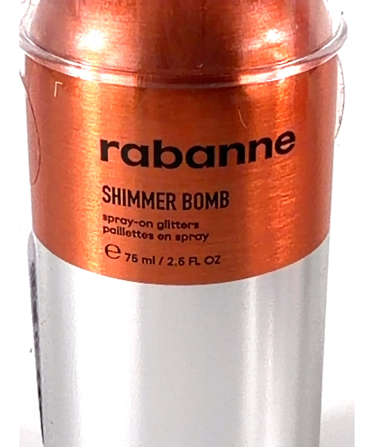 Rabanne Universal SHIMMER BOMB, size 75ml — care label