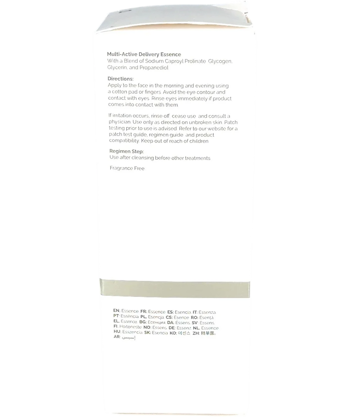 The Ordinary Multi-Active Delivery Essence, size 100ml — back