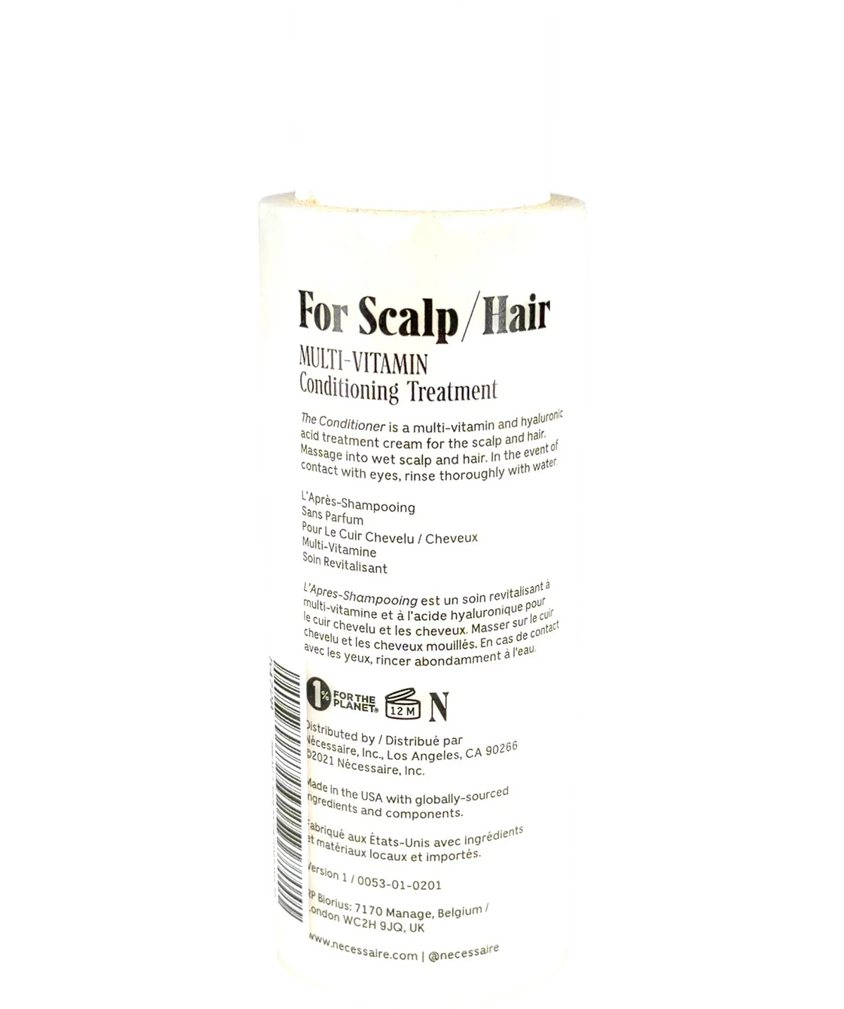 Nécessaire The Conditioner, size 250ml — back
