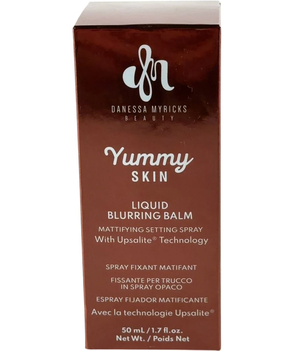 Danessa Myricks Universal YUMMY SKIN LIQUID BLURRING BALM MATTIFYING SETTING SPRAY, size 50ml — front