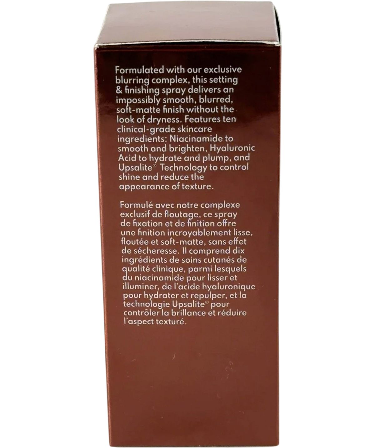 Danessa Myricks Universal YUMMY SKIN LIQUID BLURRING BALM MATTIFYING SETTING SPRAY, size 50ml — back
