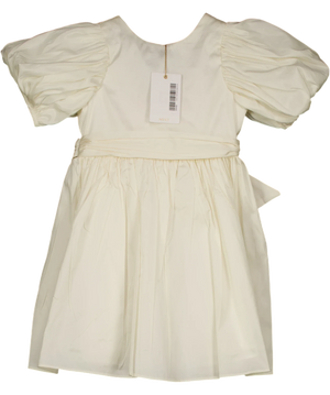 Next Cream Puff Sleeve Bow Dress 3 Years