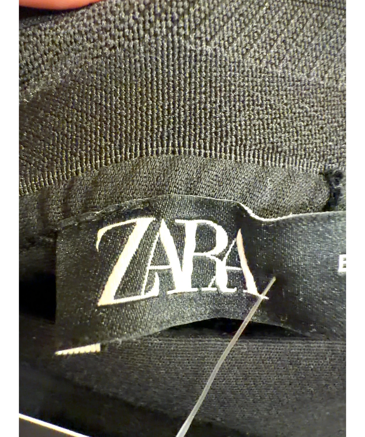 ZARA Black Colour, size UK M — detail