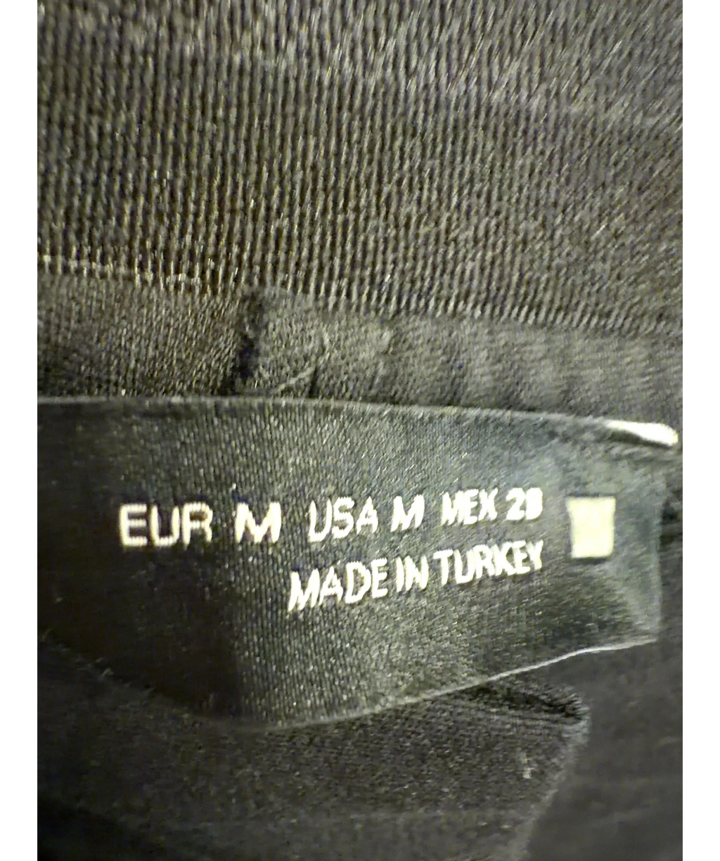 ZARA Black Colour, size UK M — care label