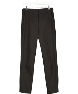 Zara Black Stretch Cigarette Trousers UK M