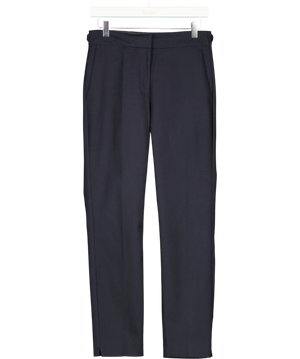 Zara Black Stretch Cigaette Trousers UK M