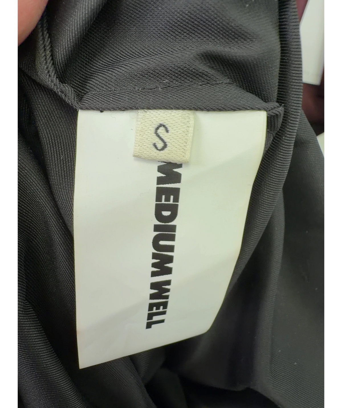 Medium Well Black Colour, size UK S — care label