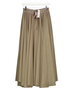 No 1 George Street Tulle Skirt Mink Beige