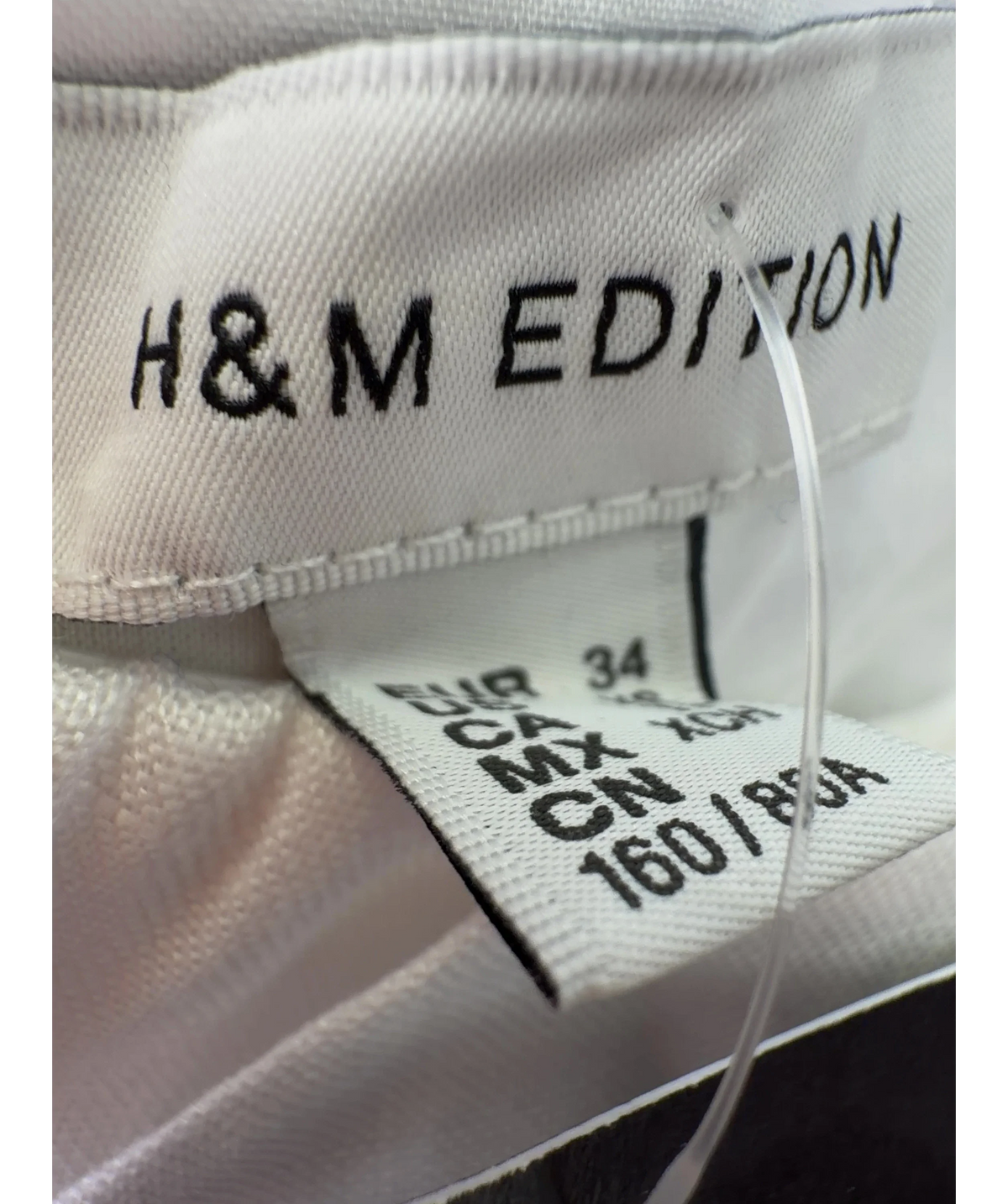 H&M White Colour, size UK XS — detail