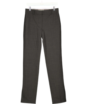 MICHAEL Michael Kors Grey Woll  Pinstripe Trousers UK 6