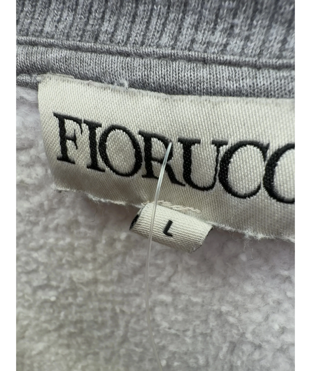 FIORUCCI Grey Colour, size UK L — care label