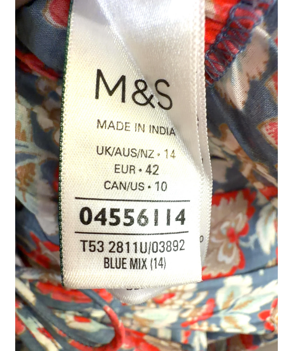 Per Una Blue Colour, size UK 14 — label