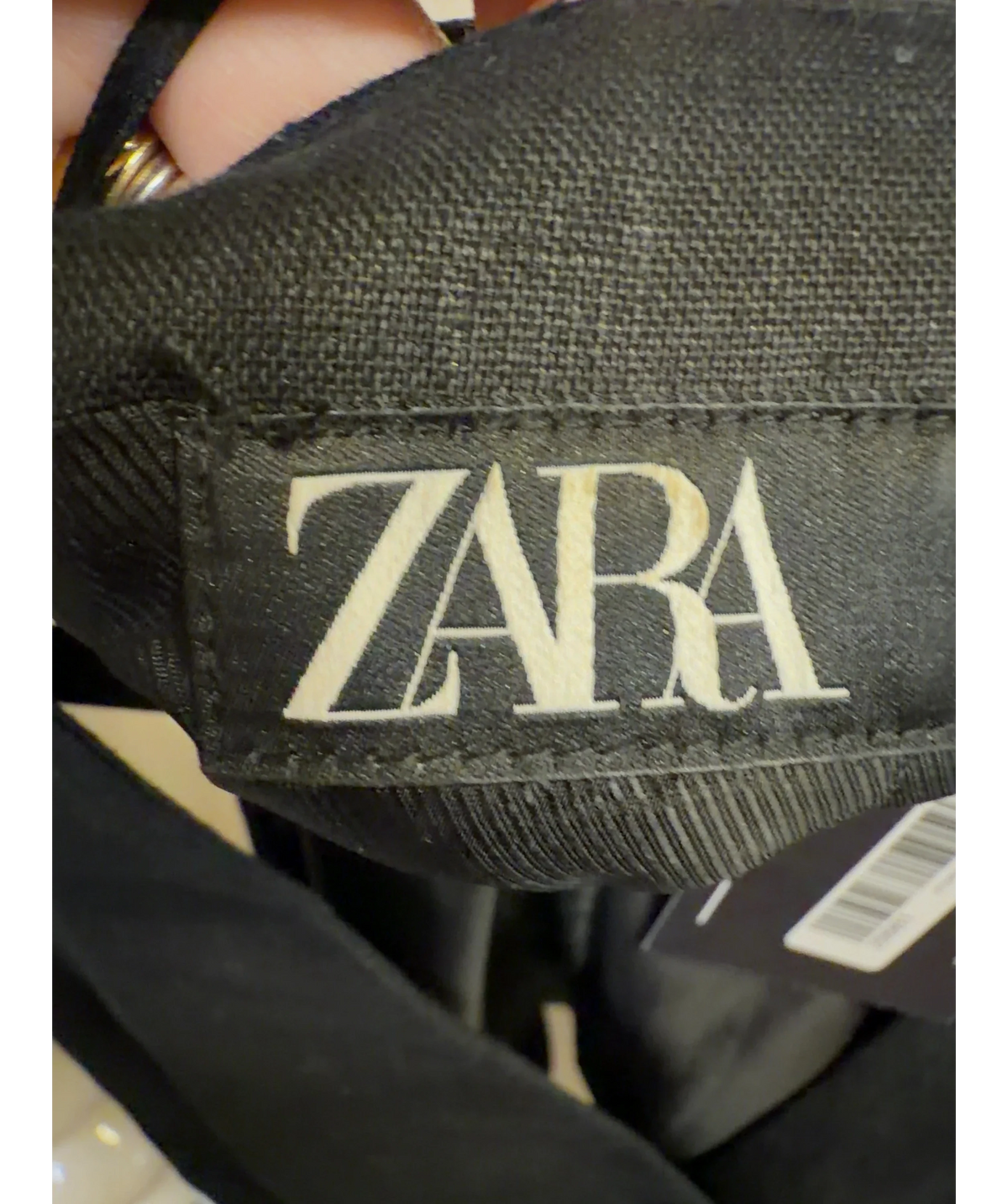 ZARA Black Colour, size UK M — detail
