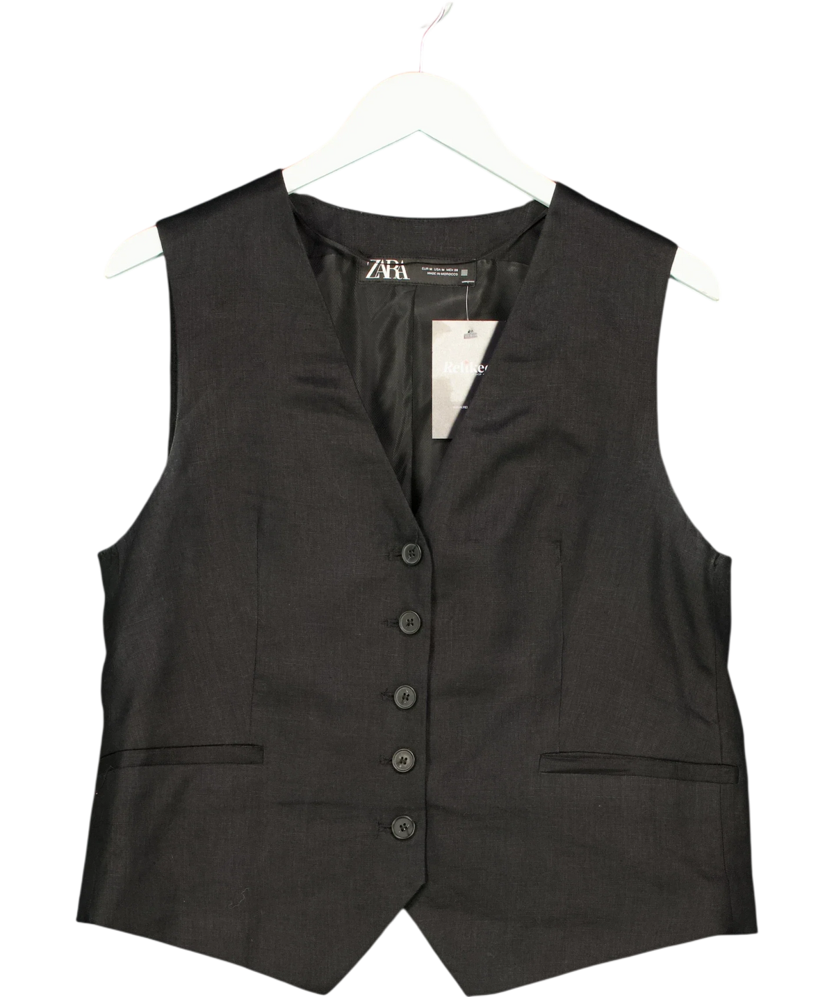 ZARA Black Colour, size UK M — front