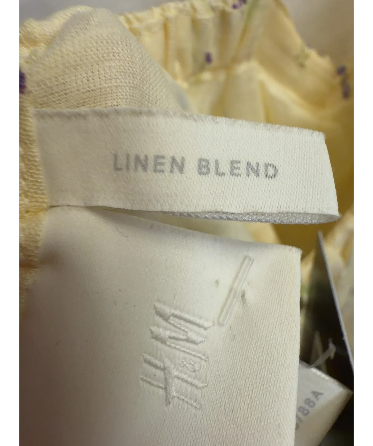 H&M Yellow Colour, size UK S — label