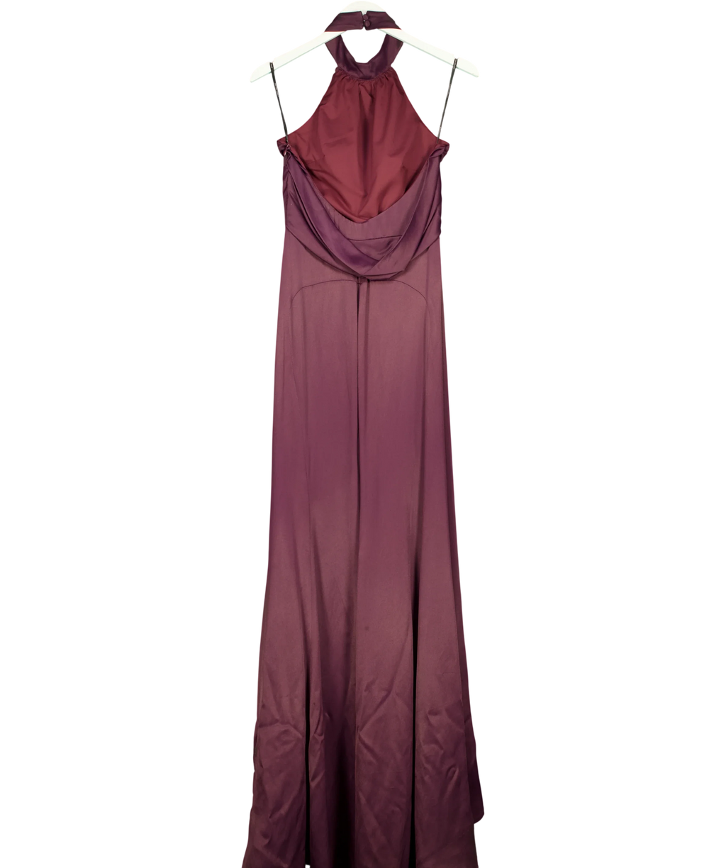 KAREN MILLEN burgundy Colour, size UK 6 — back