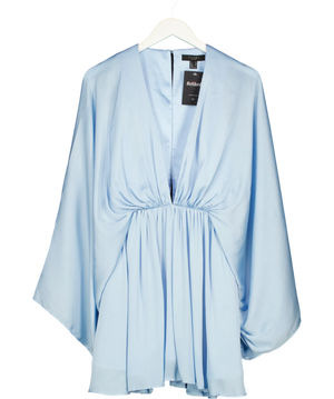 Club L Blue Deep V-Neck Dress UK 6
