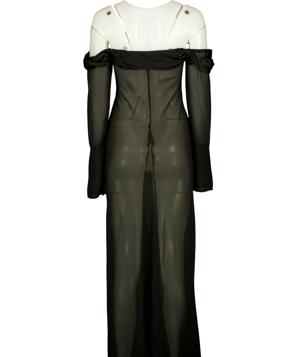 Meshki Black Colour, size UK XXS — back