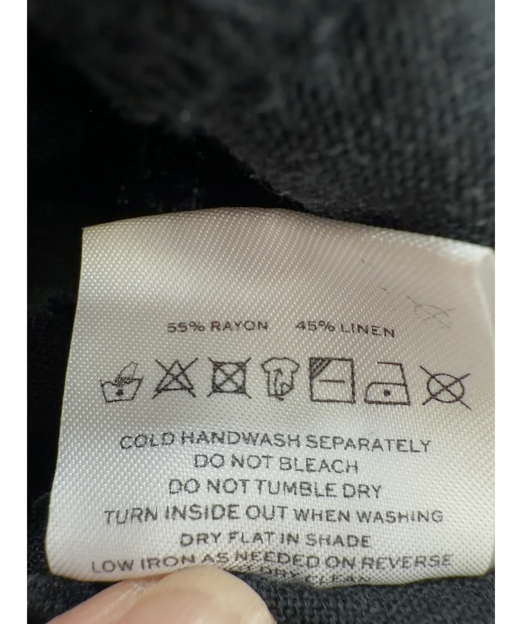 Faithfull Black Colour, size UK 8 — label