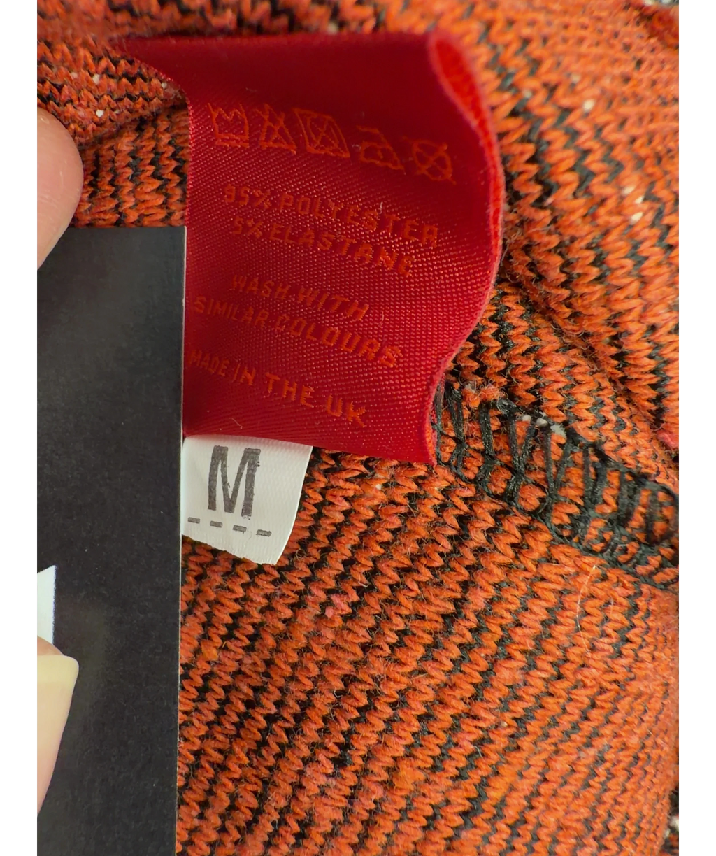 Coucou Orange Colour, size UK M — care label