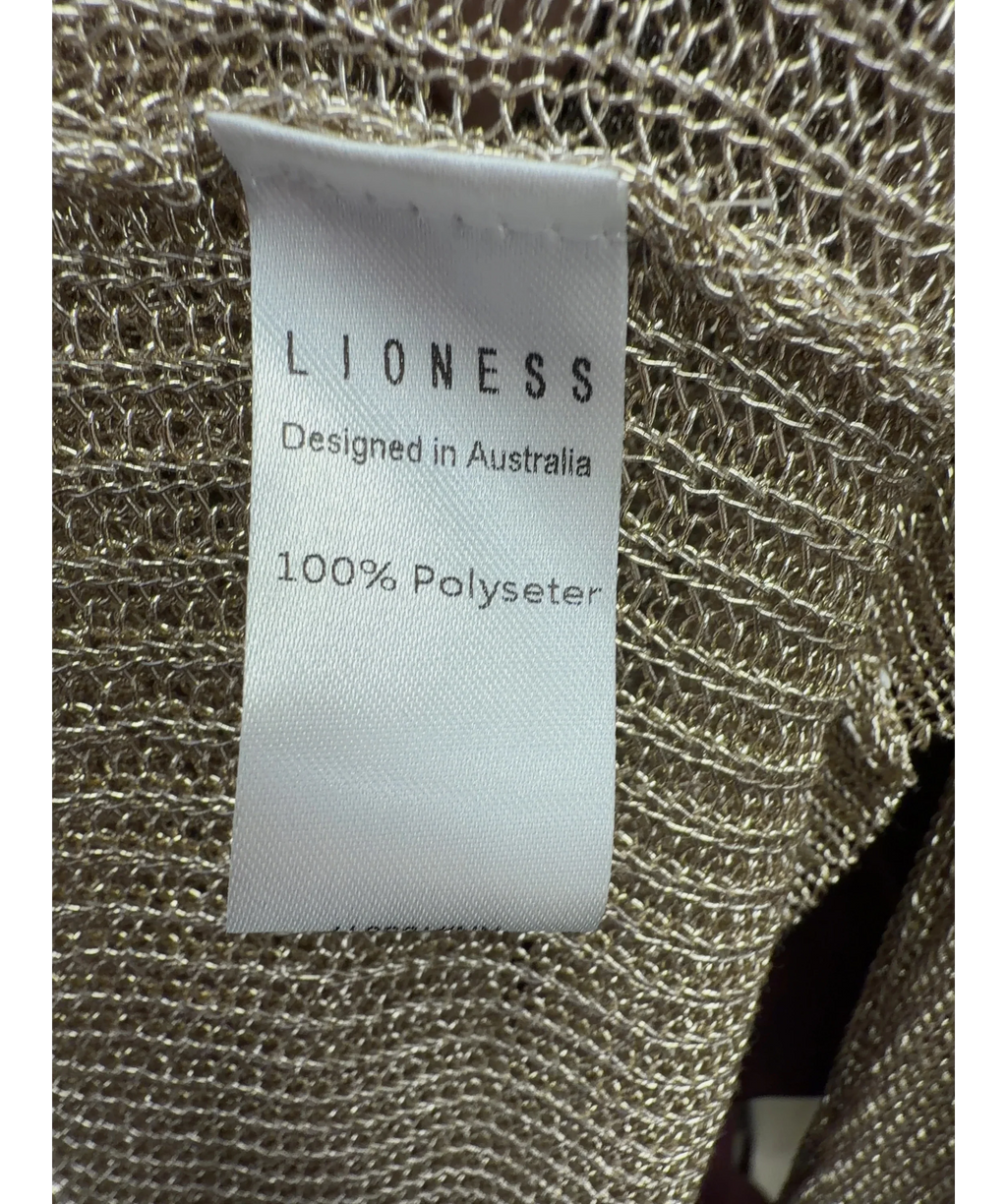 Lioness gold Colour, size UK XXS — label