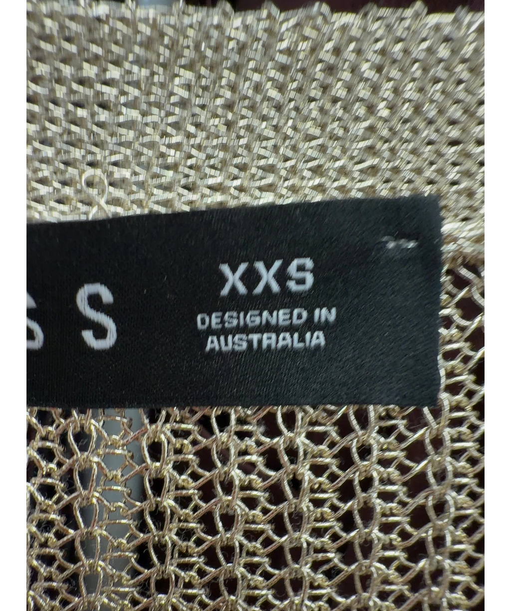 Lioness gold Colour, size UK XXS — care label