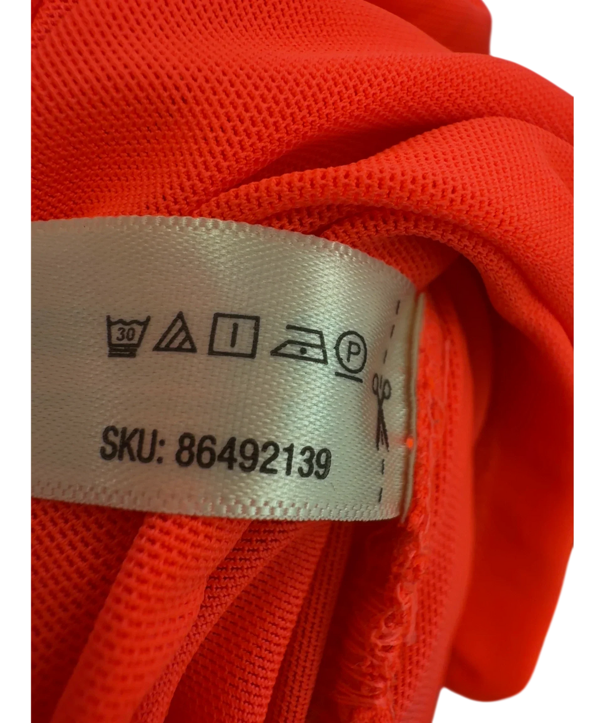 Anthropologie Orange Colour, size UK S — fabric detail