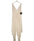 Norma Kamali bone Goddess Dress, size UK XL — front