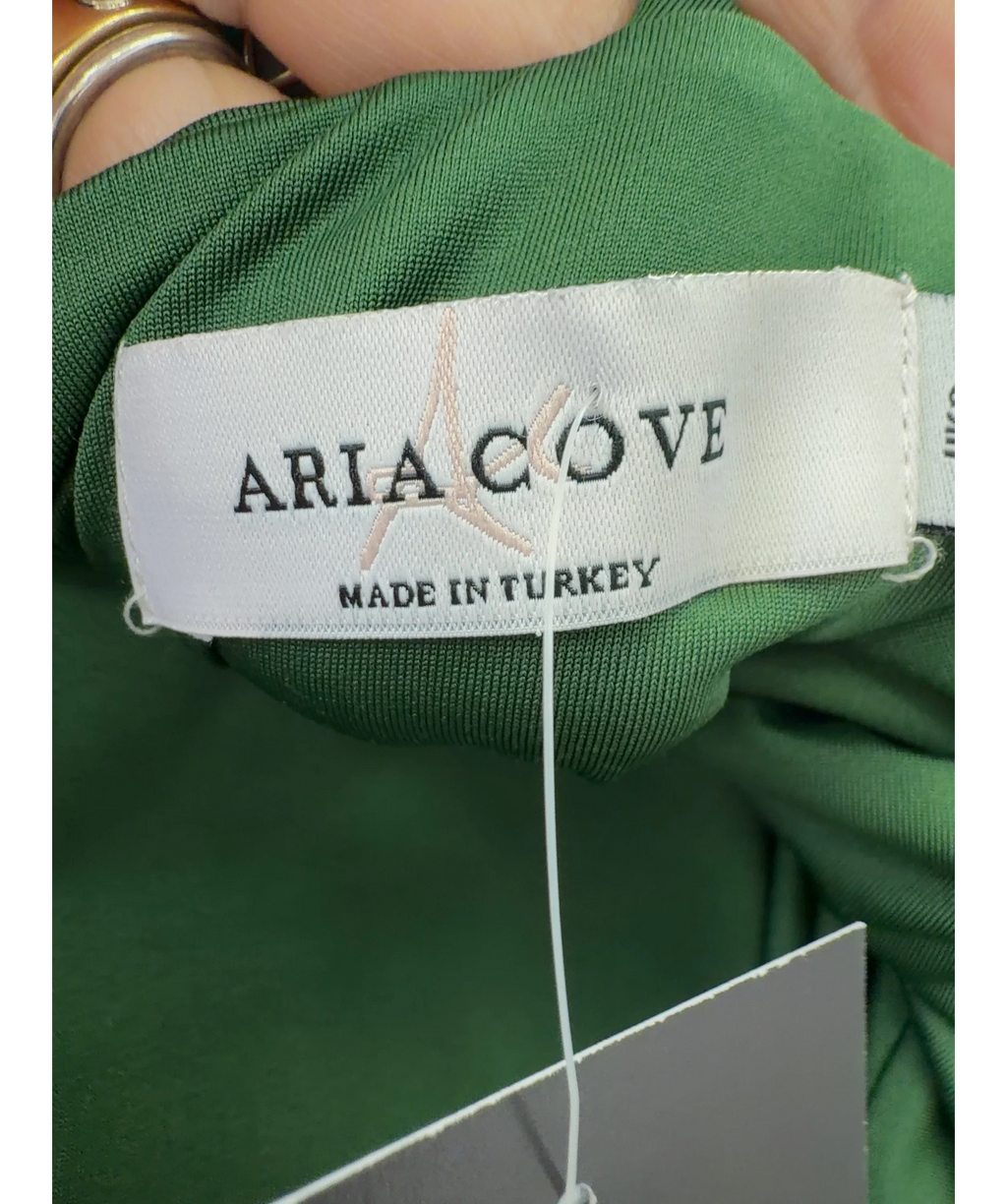 Aria Cove Green Colour, size UK 8 — care label