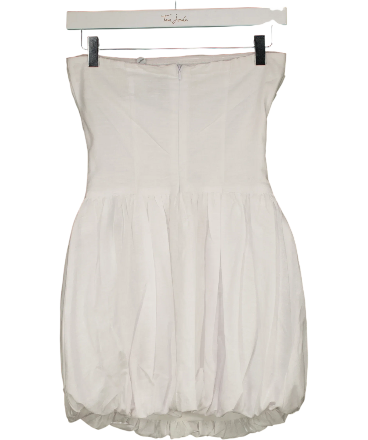 Sndys White ELLA MINI DRESS, size UK XS — back