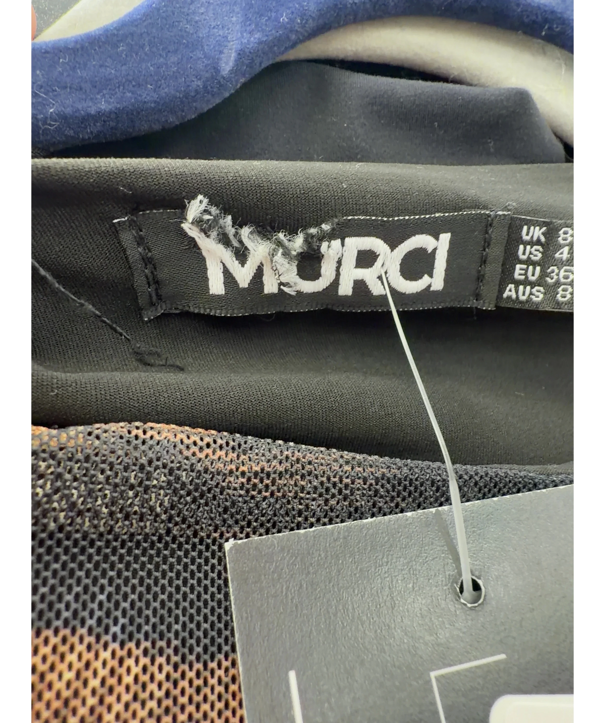 MURCI Black Colour, size UK 8 — detail