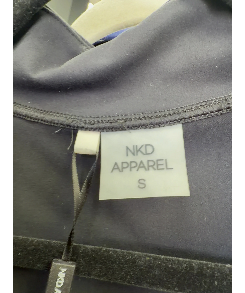 NKD Apparel Black Jersey Jumpsuit, size UK S — detail