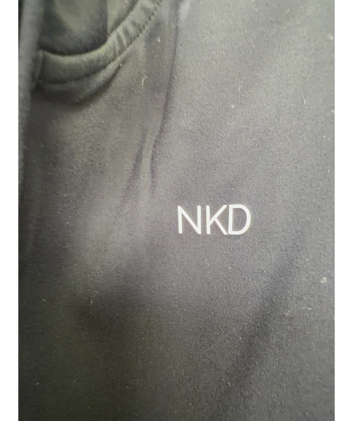 NKD Apparel Black Jersey Jumpsuit, size UK S — label