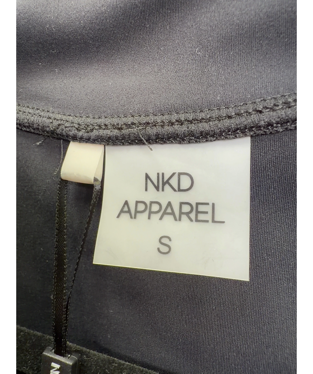 NKD Apparel Black Jersey Jumpsuit, size UK S — care label