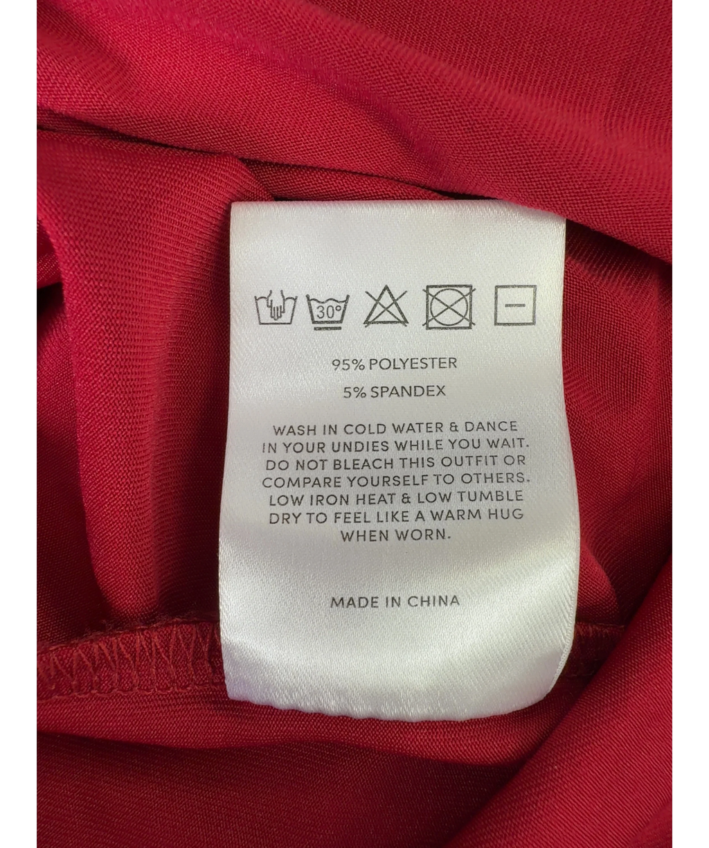 Peppermayo Red Colour, size UK 6 — label