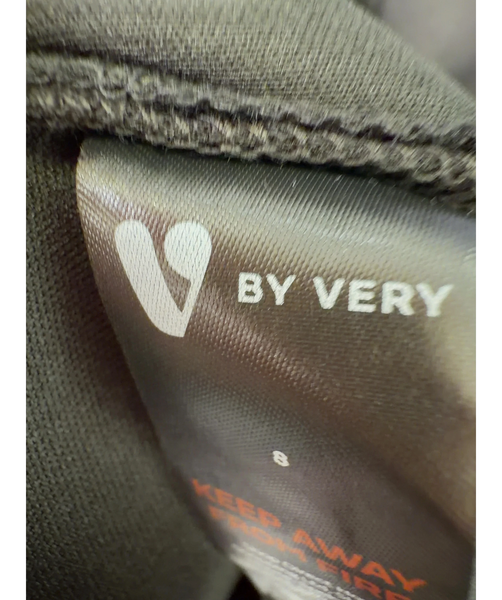 V by Very Black Colour, size UK 8 — detail