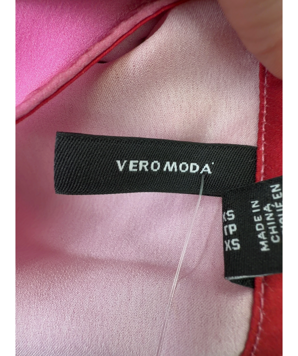 Vero Moda Pink VMSUNSET SL MAXI DRESS EXP, size UK XS — detail