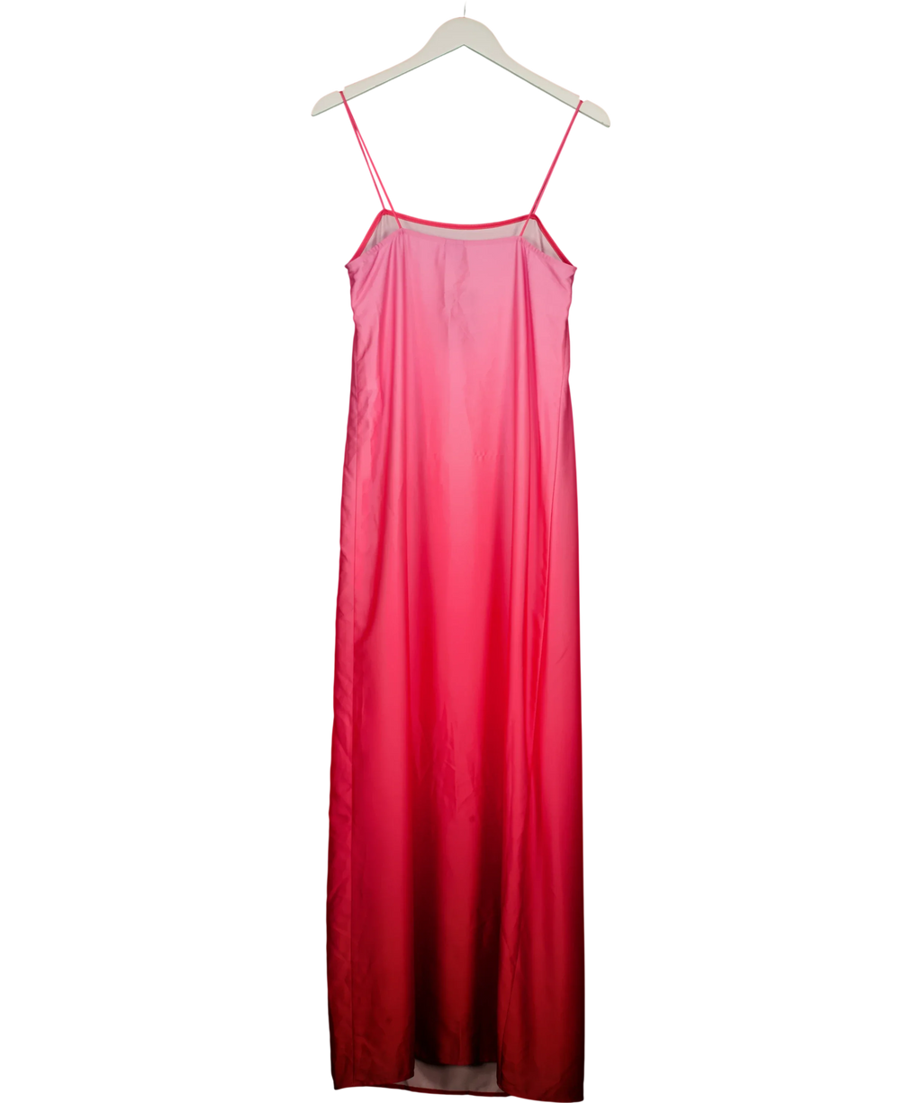 Vero Moda Pink VMSUNSET SL MAXI DRESS EXP, size UK XS — back