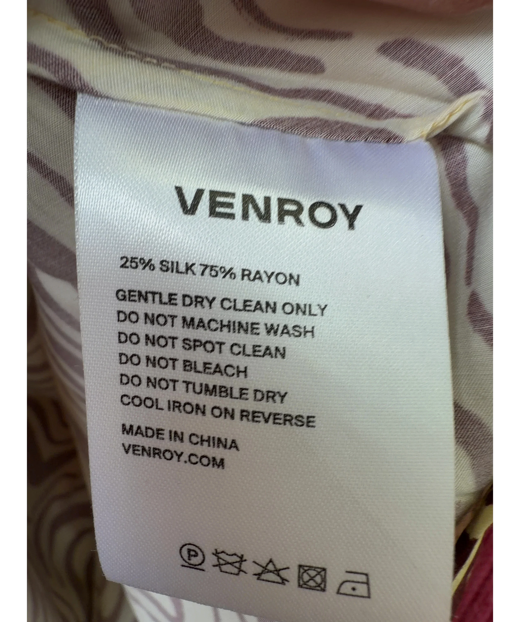 VENROY Yellow Colour, size UK S — label