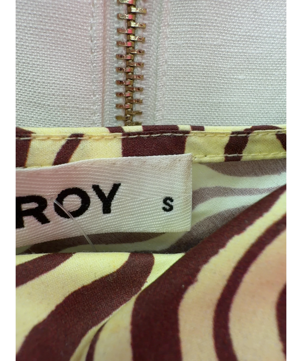 VENROY Yellow Colour, size UK S — care label