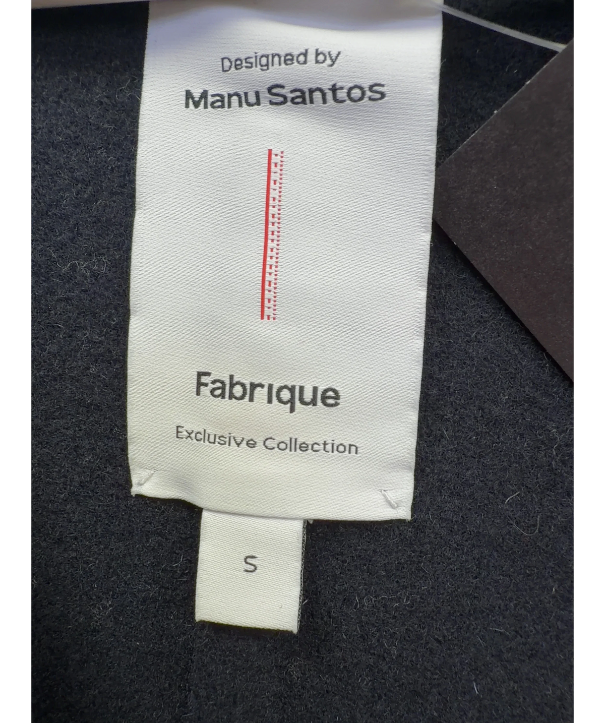 Fabrique navy Colour, size UK S — detail