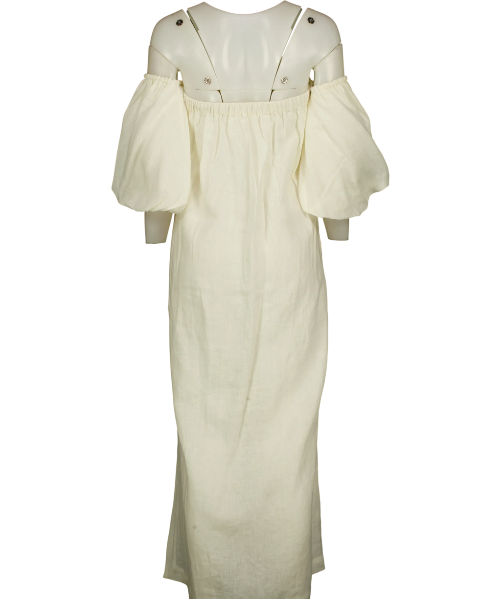 LABECA LONDON Cream Colour, size UK XS — back