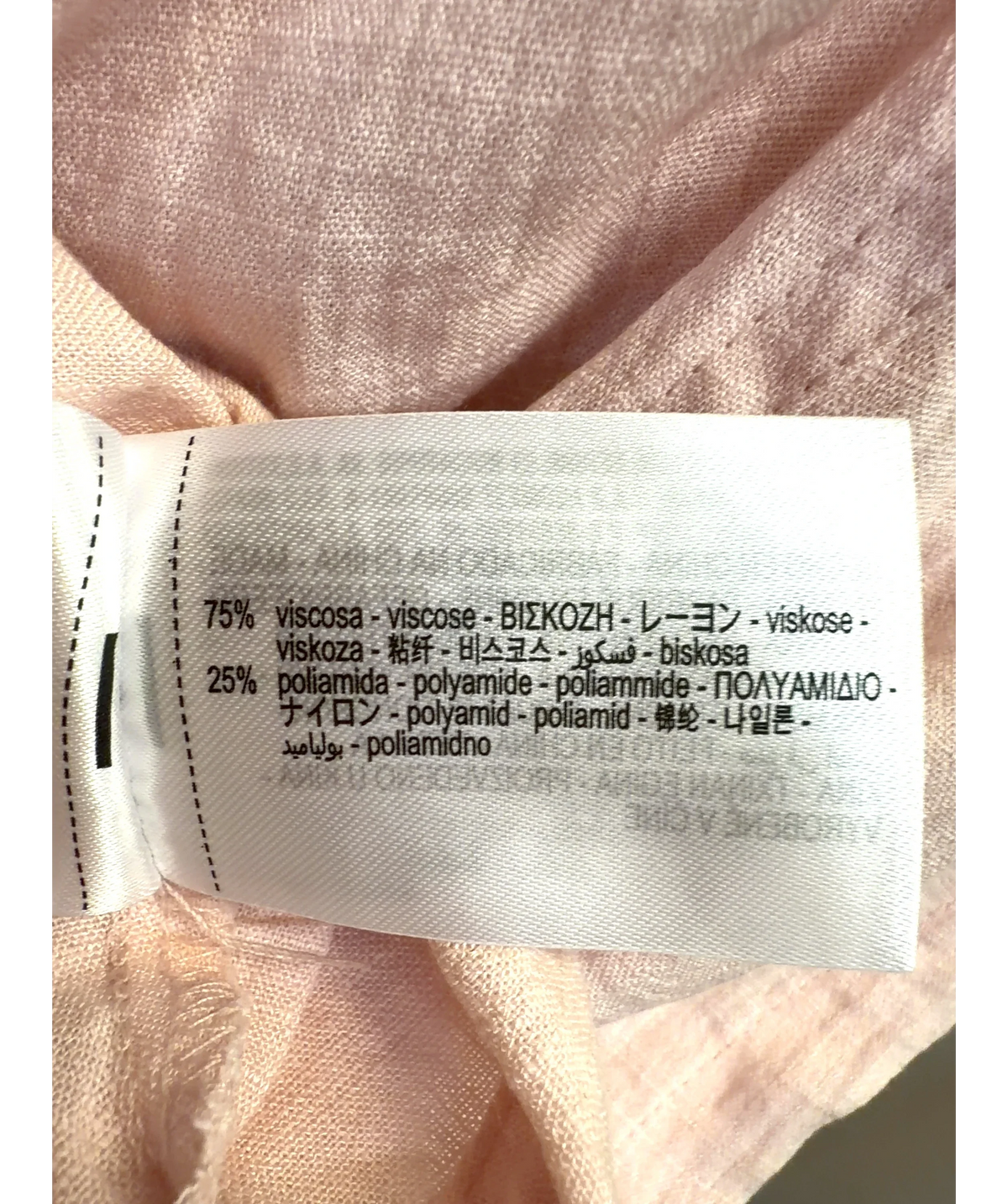 ZARA Pink Colour, size UK XS/S — label