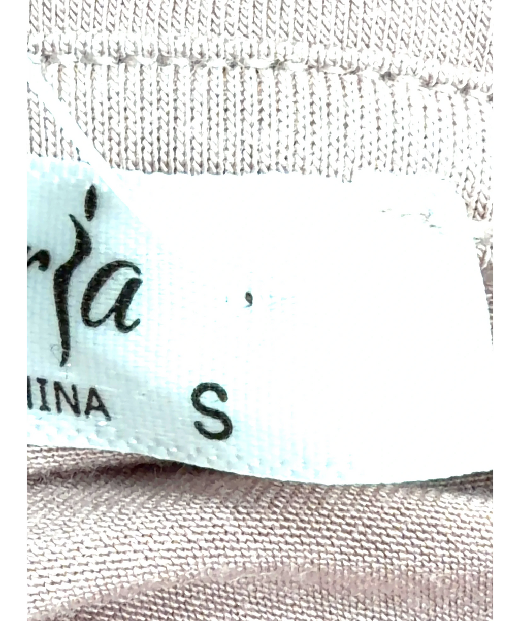 Joyaria Pink Women's Cooling Bamboo Viscose Pyjamas Short Sleeve Set, size UK S — care label