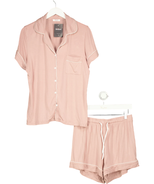 Joyaria Pink and White Pajama Set UK S