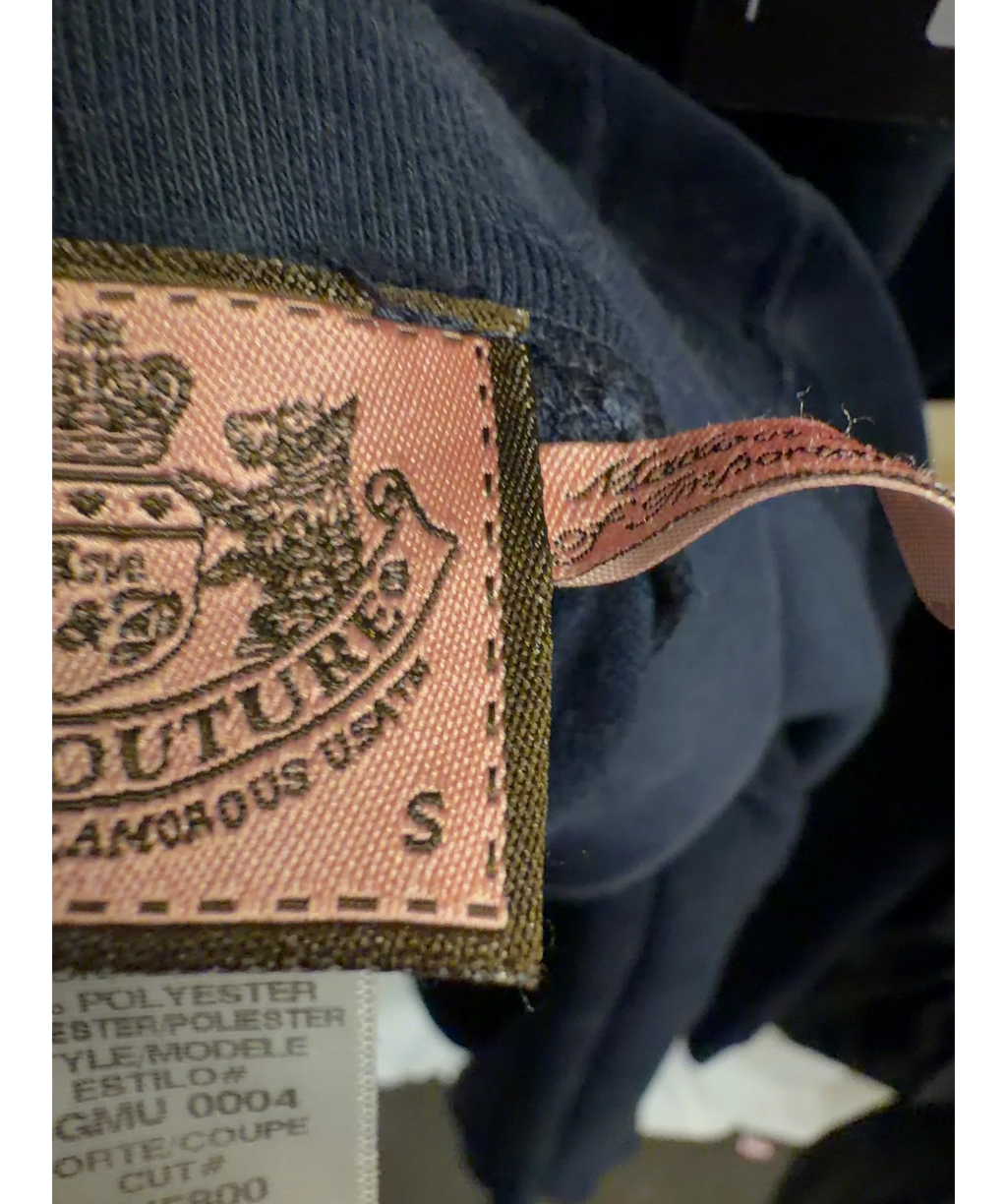 Juicy Couture navy Colour, size UK M — fabric detail