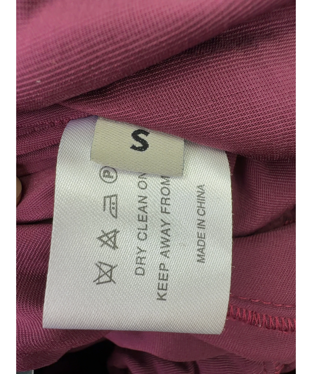 Asceno burgundy Colour, size UK S — fabric detail