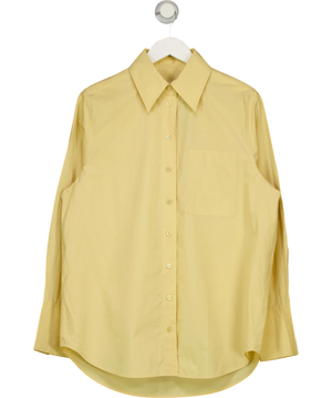 COS Relaxed Cotton Shirt Yellow UK 6